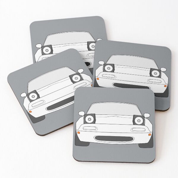 Item preview, Mazda Miata MX-5 NA front white color designed and sold by EdimDesign.