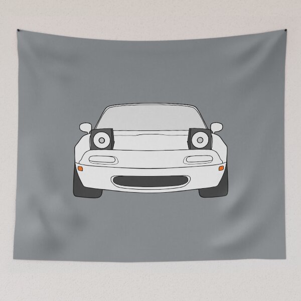 Item preview, Mazda Miata MX-5 NA front white color designed and sold by EdimDesign.