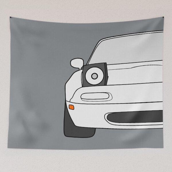 Item preview, Mazda Miata MX-5 NA front white color designed and sold by EdimDesign.