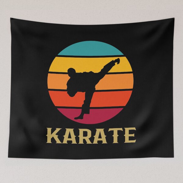 Item preview, Vintage Sunset Karate Instructor / Karate Beginner Design - For A Karate Lover designed and sold by TheKarateStore.