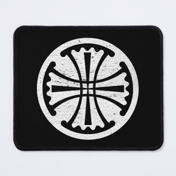 Item preview, Canterbury Cross in white circle designed and sold by IsisOsiris.
