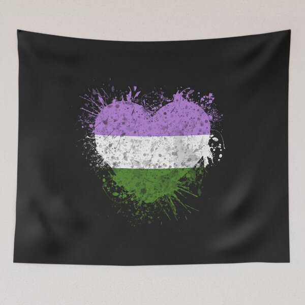 Item preview, Genderqueer Heart Pride designed and sold by BluArt422.