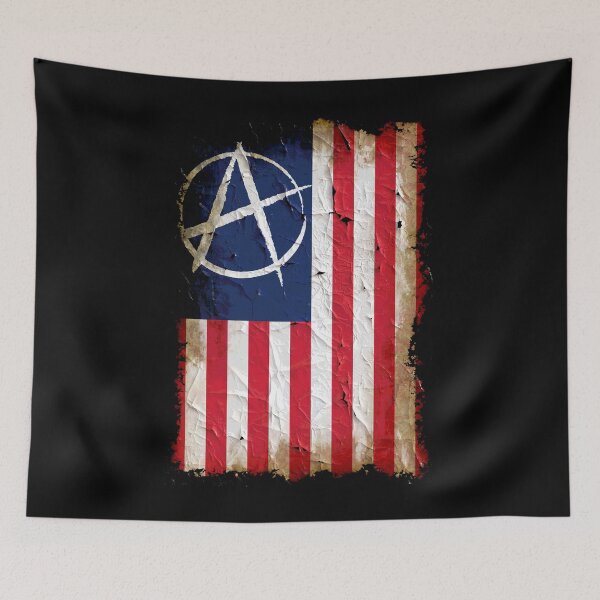 Item preview, State of Anarchy, Anarchist, Anarchism Grunge Design designed and sold by gorillamerch.