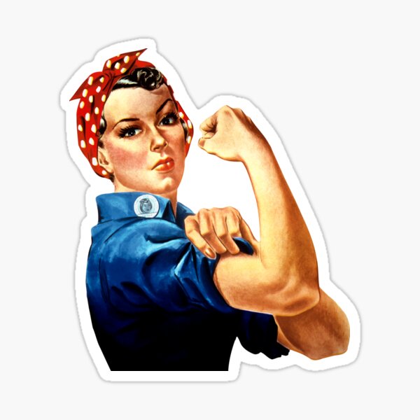 Rosie in color Sticker