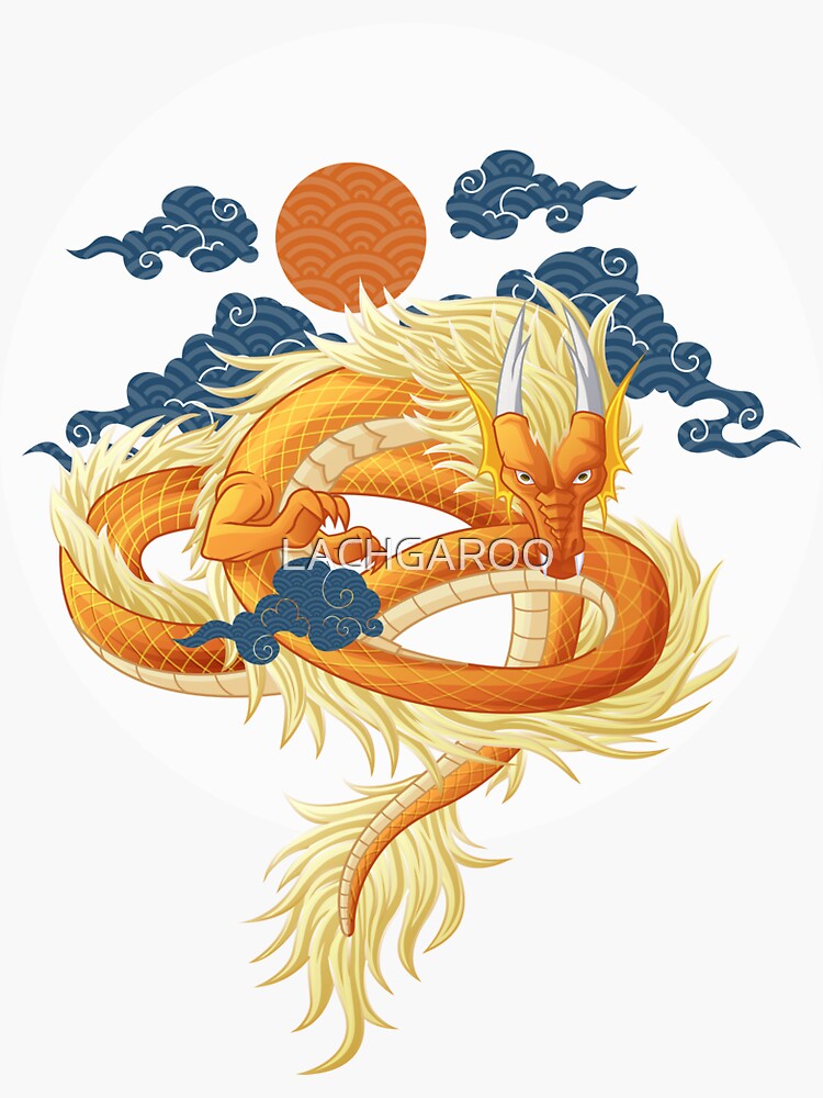 Yakuza Ryu Ga Gotoku Kazuma Dragon Tattoo Anime Design Sticker For