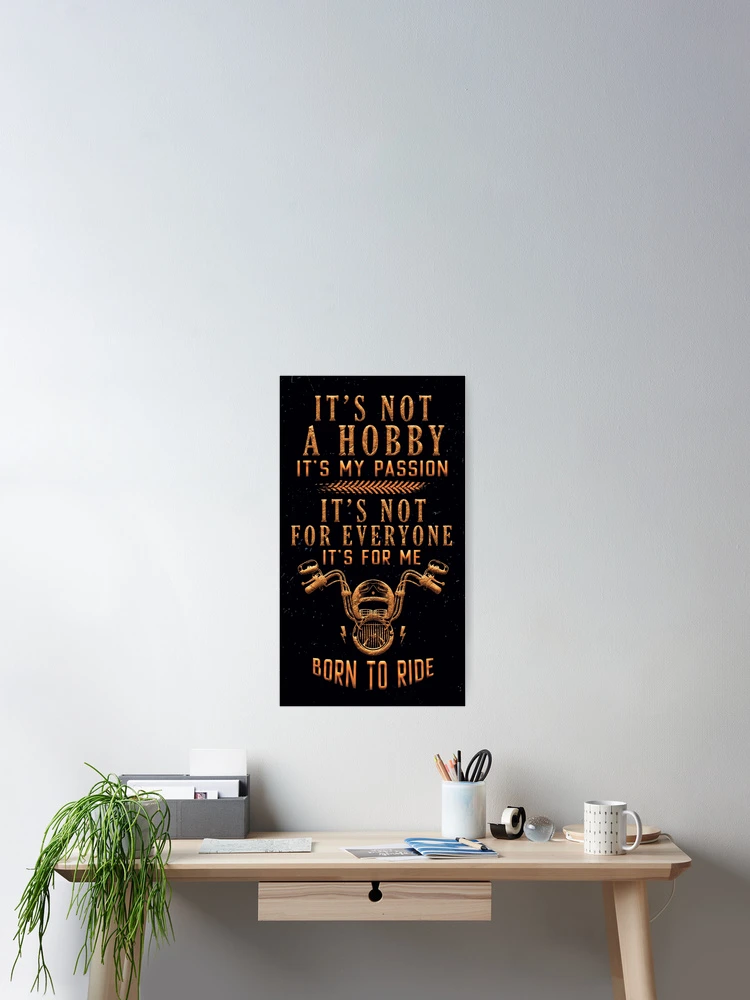 Thumbnail 2 of 3, Poster, Born To Ride designed and sold by Stylebh.