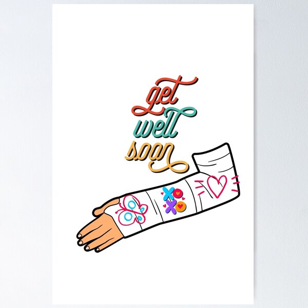 Get Well Soon Love Posters For Sale | Redbubble