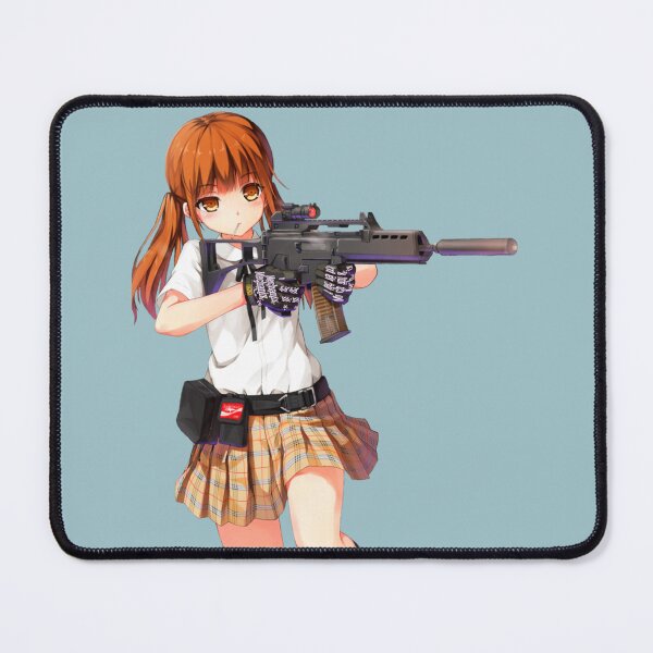 Item preview, Anime girl with gun design cool designed and sold by JacinLeffler.