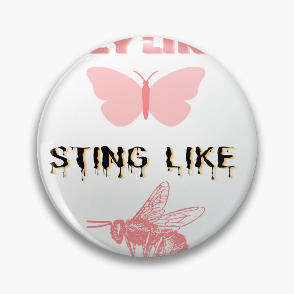 Item preview, FLY LIKE A BUTTERFLY STING LIKE A BEE , NEW SHIRT DESIGNSHIRT , MOHAMMED ALI FAMOUS QUOTE SHIRT  designed and sold by morben.