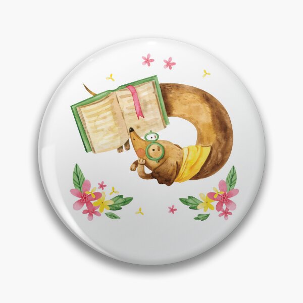 Item preview, Cute Dachshund Reading designed and sold by chillaxcats.