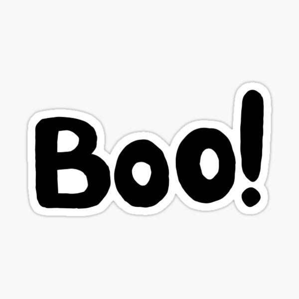 Item preview, Boo halloween sticker designed and sold by studiotomris.