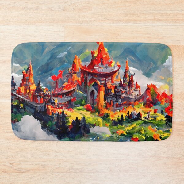 Item preview, House of Bereslyn Cresttrack | Fantasy House Artwork | Medieval Castle Artwork | Fantasy Landscape Design designed and sold by AyfuDesigns.