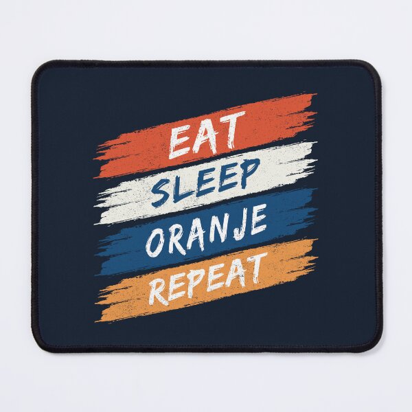 Item preview, Eat Sleep Oranje Repeat - Oranje (Orange Dutch) designed and sold by Numero14.