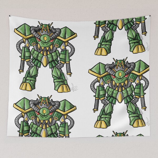 Artikelvorschau, Mech mit Drachenmotiv entworfen und verkauft von Pittstop.