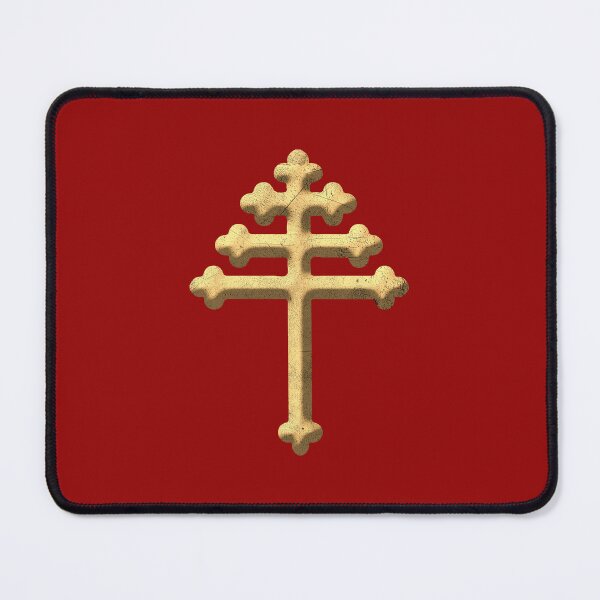Item preview, Maronite cross in gold with bevel designed and sold by IsisOsiris.