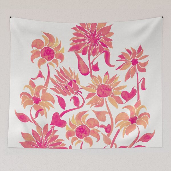 Item preview, Sunflower Watercolor – Pink Palette designed and sold by Cat Coquillette.
