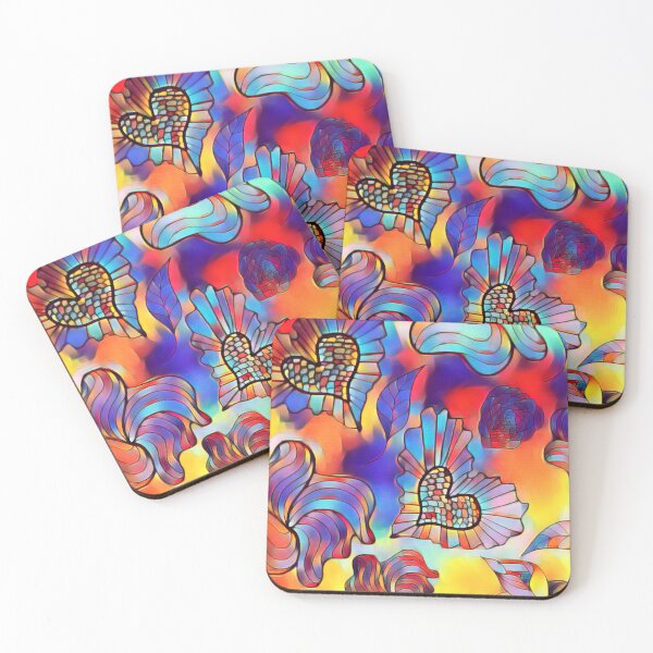 Item preview, Fun Rainbow Hearts designed and sold by KirstenStar.