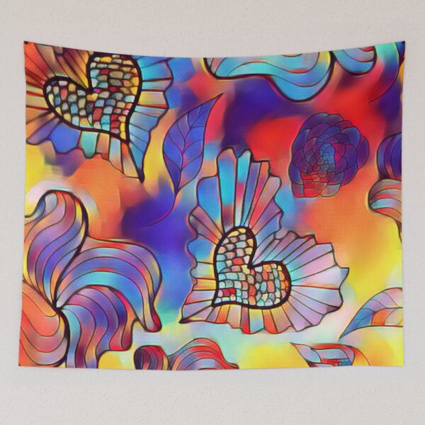 Item preview, Fun Rainbow Hearts designed and sold by KirstenStar.