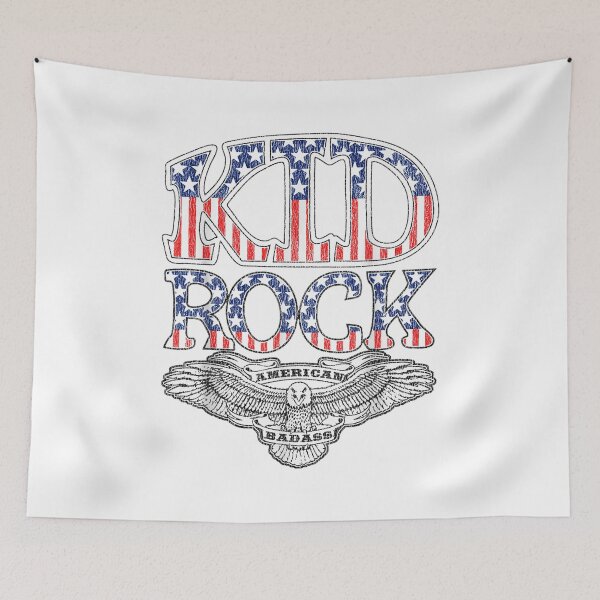 Item preview, Vintage American Flag Kid Rock  designed and sold by PhilzaMerch.