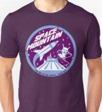 SPACE MOUNTAIN (purple and blue) Unisex T-Shirt