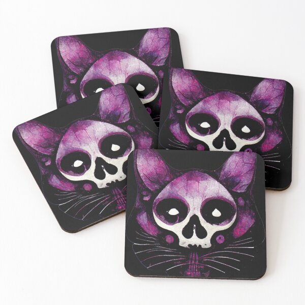 Item preview, Halloween cat skull designed and sold by ANIME Lover center.