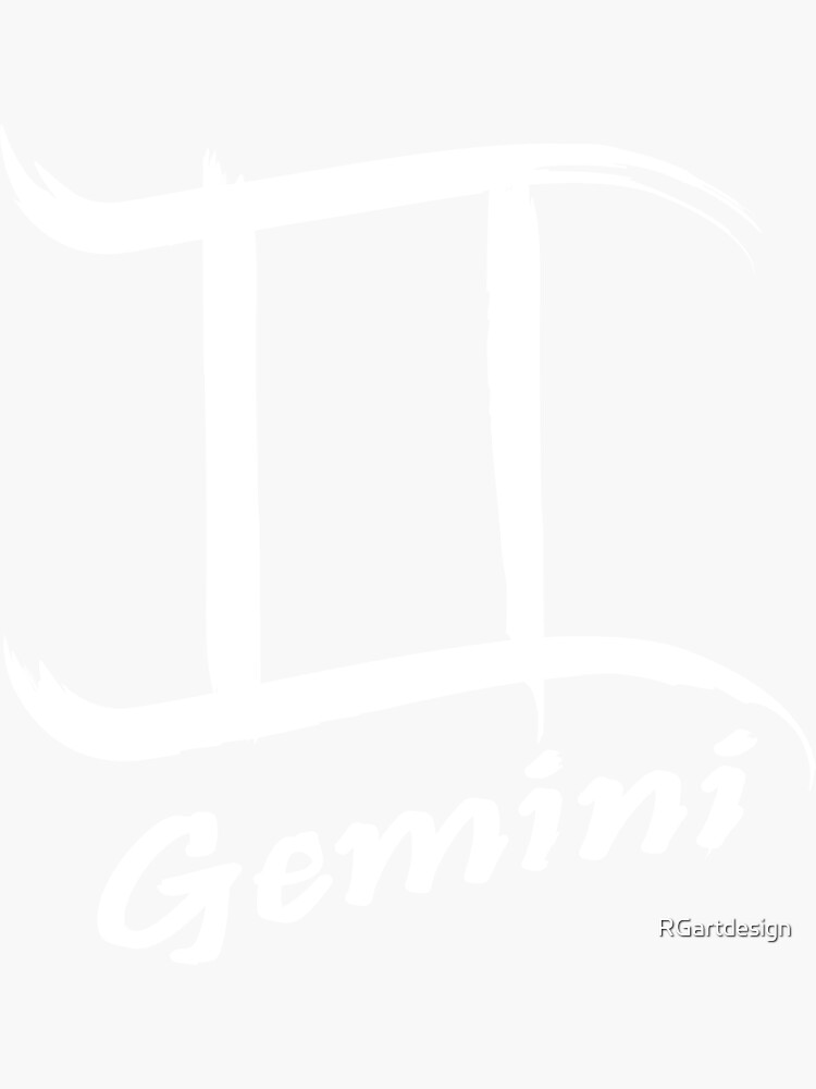 Gemini Astrology May Birthday Sticker For Sale By Rgartdesign Redbubble