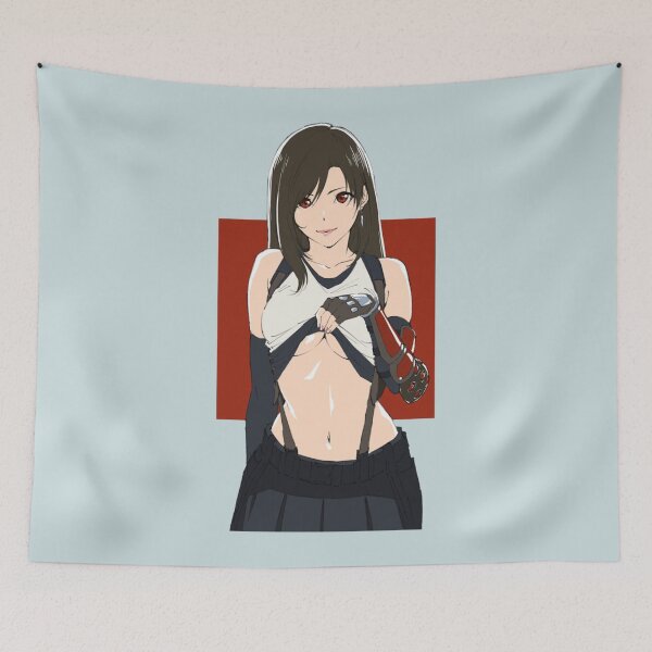 Item preview, Hot Martial Art Tifa Lockhart Anime Girl FF7 Remake designed and sold by BreannaKi.