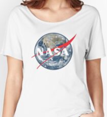 NASA View of Earth Women's Relaxed Fit T-Shirt