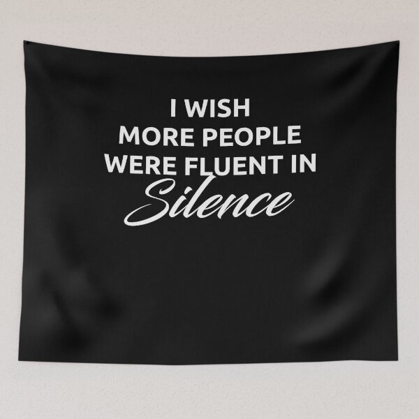 Item preview, I Wish More People Were Fluent In Silence - Funny women designed and sold by Amineharoni.
