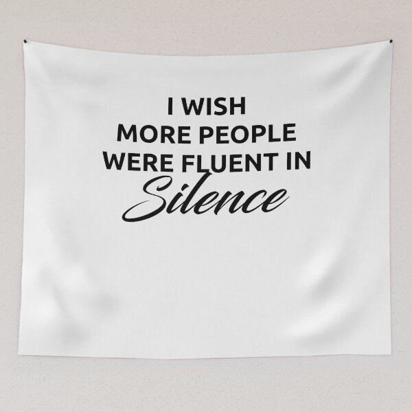 Item preview, I Wish More People Were Fluent In Silence - Funny women designed and sold by Amineharoni.