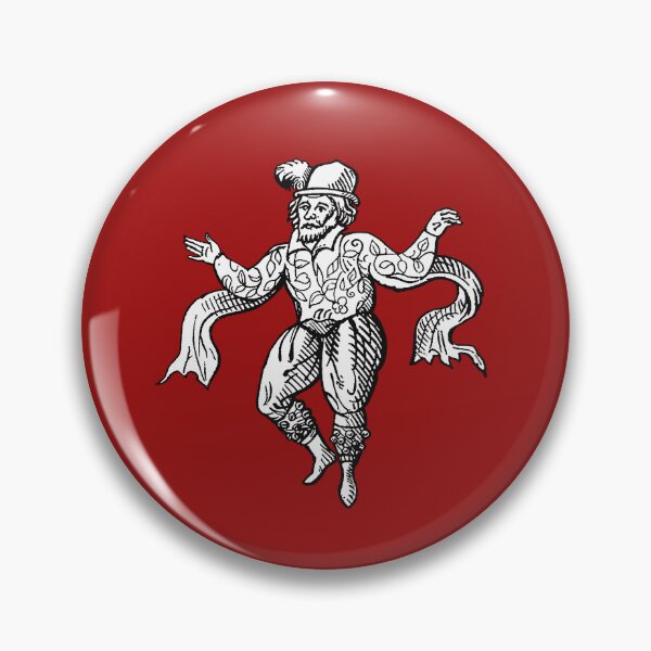 Artikel-Vorschau von Mittelalterliche Morris Dancer Schwarz-Weiß-Vintage-Illustration, designt und verkauft von taiche.