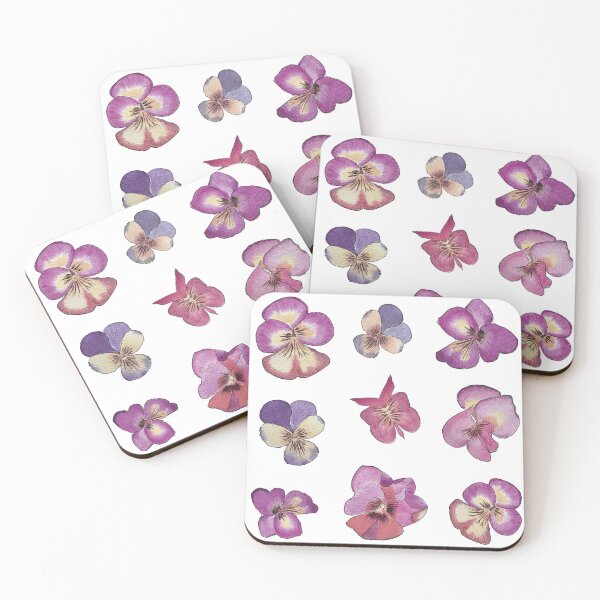 Item preview, Little Watercolor Pink Violet Flowers designed and sold by Pavnud.