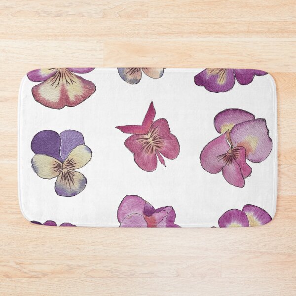 Item preview, Little Watercolor Pink Violet Flowers designed and sold by Pavnud.