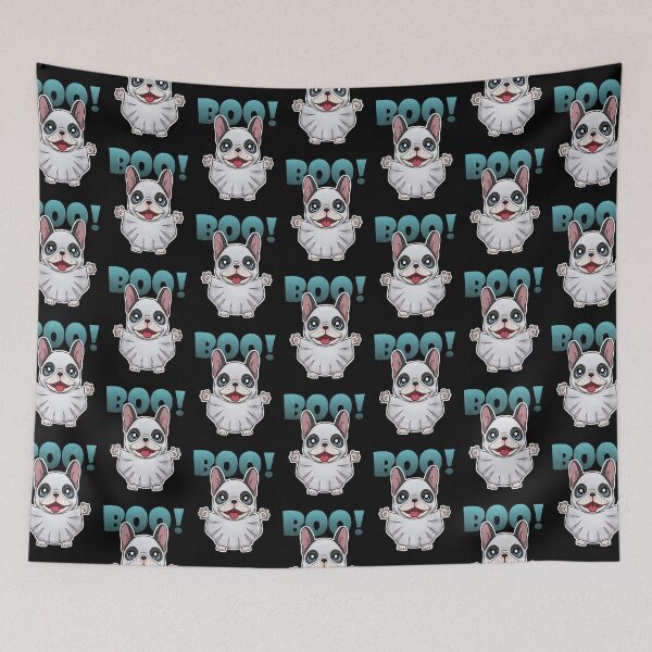 Item preview, Boo Ghost Frenchie Puppy | Halloween Puppy | Bi-Color designed and sold by Jovak.