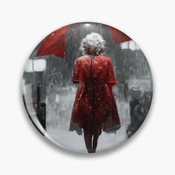 Item preview, Future lady in the rain  designed and sold by SpaceDesigns ⭐⭐⭐⭐⭐.