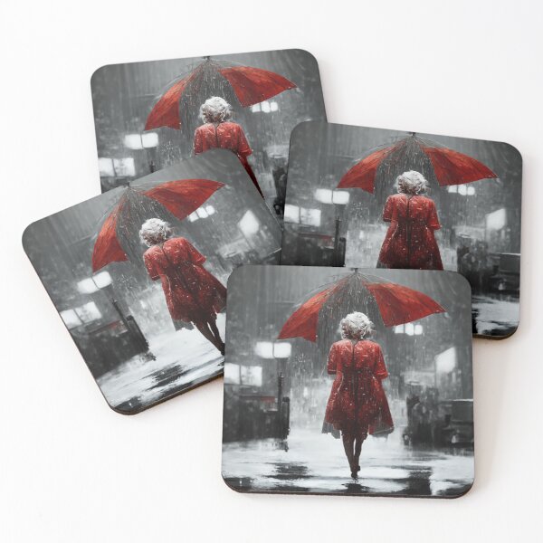 Item preview, Future lady in the rain  designed and sold by SpaceDesigns ⭐⭐⭐⭐⭐.