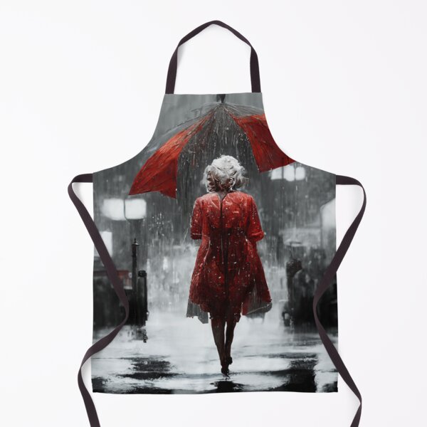 Item preview, Future lady in the rain designed and sold by SpaceDesigns ⭐⭐⭐⭐⭐.