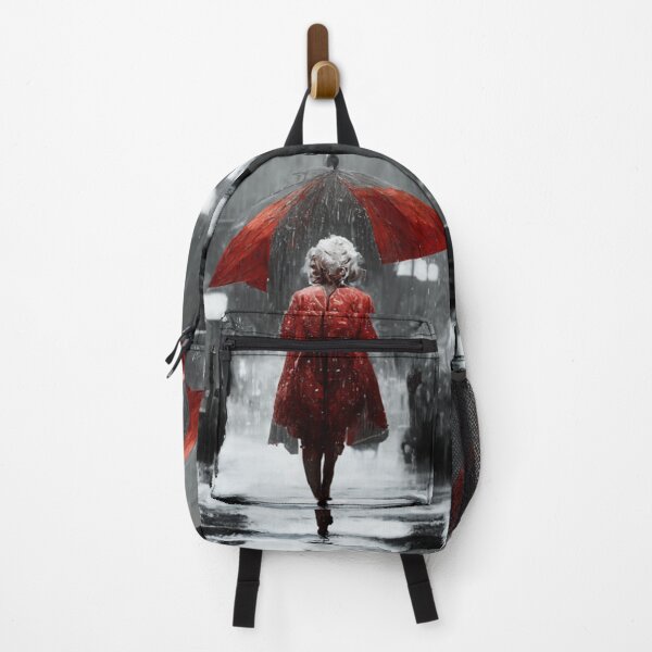 Item preview, Future lady in the rain  designed and sold by SpaceDesigns ⭐⭐⭐⭐⭐.