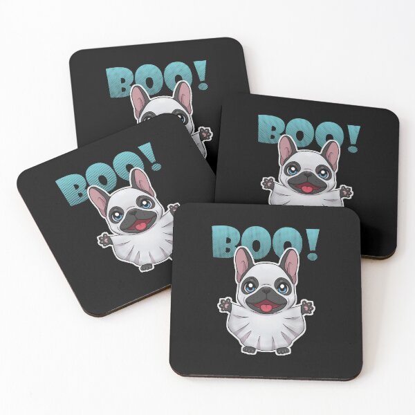 Item preview, Boo Ghost Frenchie Puppy | Halloween Puppy | Black designed and sold by Jovak.