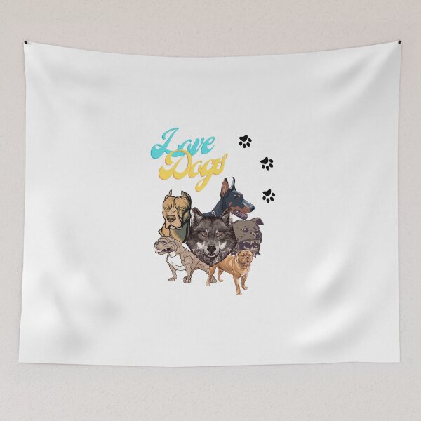 Item preview, Love dogs - vicious dogs for dog lovers designed and sold by Kubala.