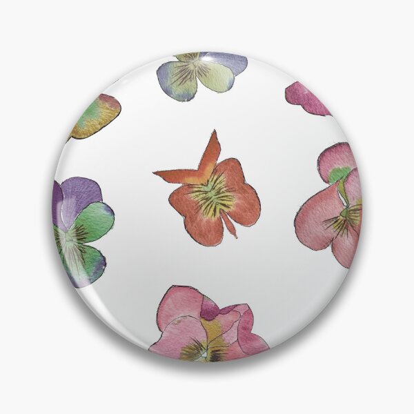 Item preview, Little Watercolor violet pink Flowers designed and sold by Pavnud.