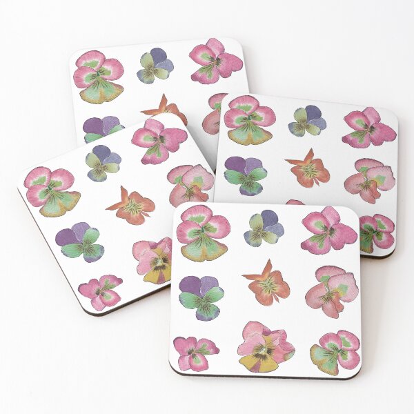 Item preview, Little Watercolor violet pink Flowers designed and sold by Pavnud.