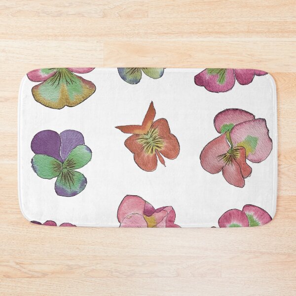 Item preview, Little Watercolor violet pink Flowers designed and sold by Pavnud.