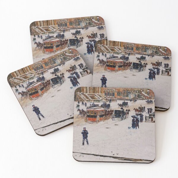 Item preview, Fifth Avenue in Winter New York American Impressionism Childe Hassam designed and sold by Brasilia.