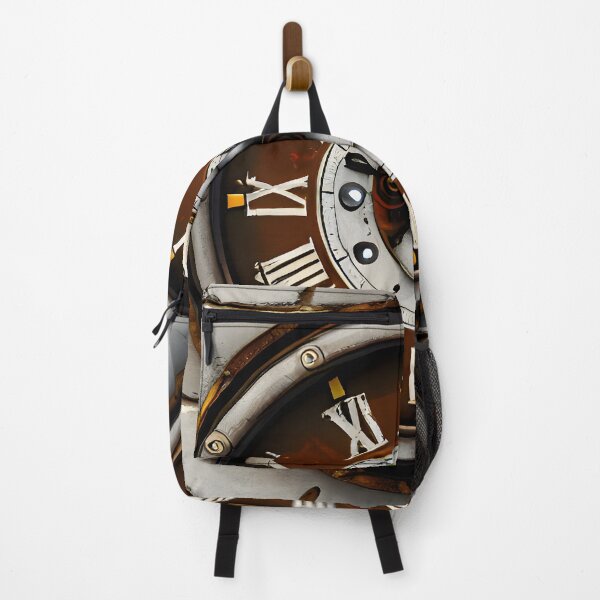 Item preview, Steampunk retro background with gears and clocks on rusty metal  designed and sold by UDDesign.