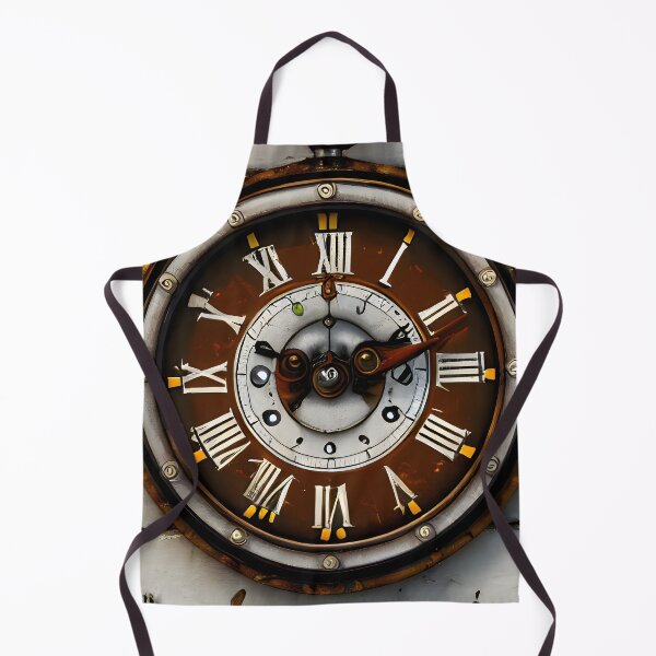 Artikelvorschau, Steampunk Retro-Hintergrund mit Zahnrädern und Uhren auf rostigem Metall entworfen und verkauft von UDDesign.