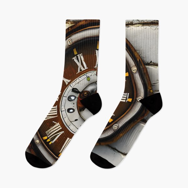 Item preview, Steampunk retro background with gears and clocks on rusty metal  designed and sold by UDDesign.