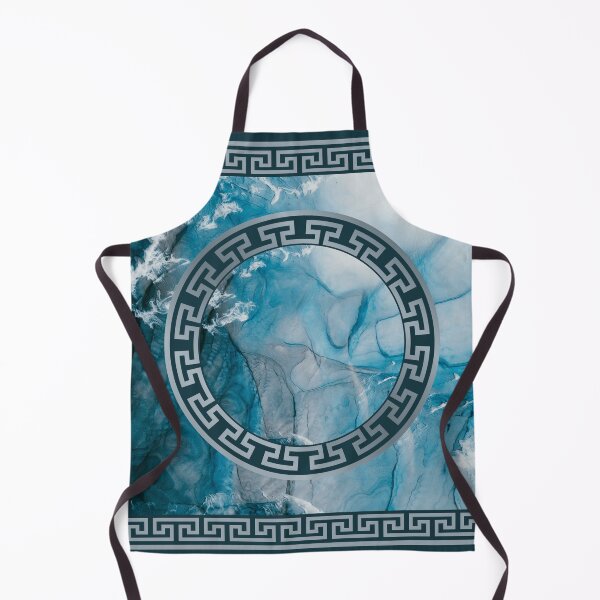 Item preview, Blues White Stone Greek Key designed and sold by Yiorgos Designs.