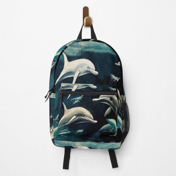 Item preview, Dolphins swimming in the sea designed and sold by recollectionsv.