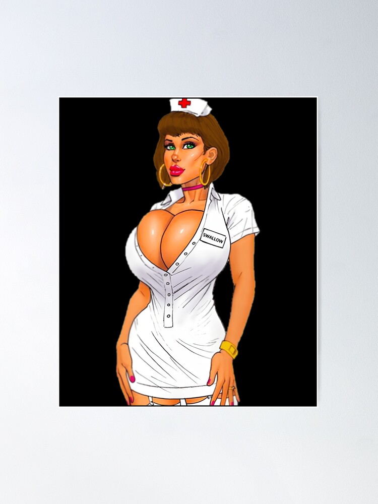 Sexy Big Tits Nurse Classic  Poster for Sale by caesmamams